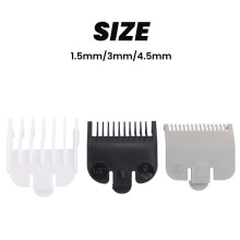 18 Stuks van Universele Tondeuse Limiet Kam Limiet Kam Kapsel Gereedschap Elektrische Clipper Remklauw 1.5Mm/3Mm/4.5Mm