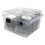 3X Grid Base Storage Box for 8Pcs Hair Clipper Trimmer Limit Comb Guide Comb Barber Tool for  Guide Combs 4