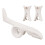 Silicone Violin Correction Posture Grip Bow Pose Orthoses Corrector Fiddler Accessory Finger Training Tool white 1
