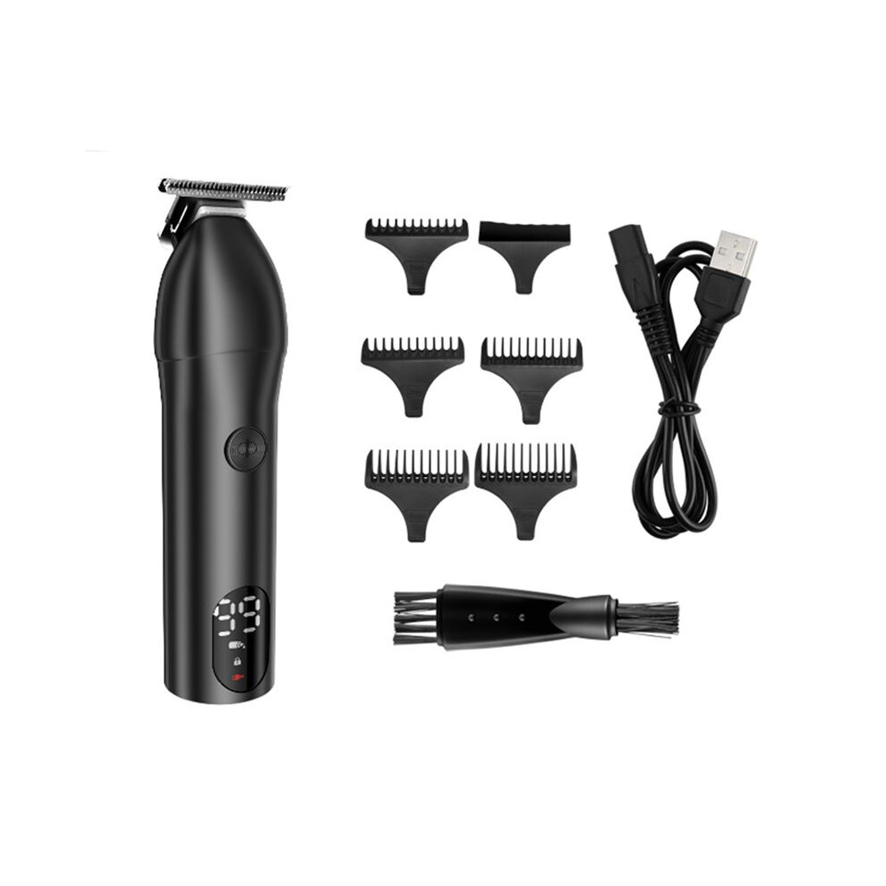 Men'S Body Hair Trimmer USB Charging  Screen Display with Ceramic Blade Ideal for Chestback Groin Hair Care