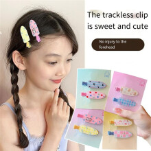 12 Stück Koreanische Cartoon-Haarspangen Aus Metall für Damen und Mädchen, Modische -Haarnadeln, BB-Clips, Haar-Styling-Zubehör