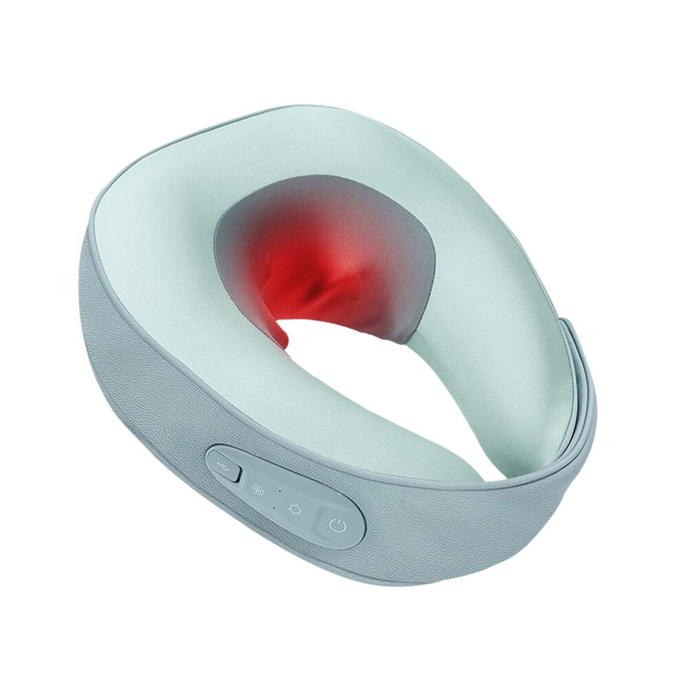 Neck Deep Tissue Pain Relief Massager, Shiatsu Neck Massager with Heat, Rechargeable 3D Kneading Massager