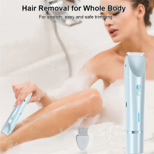 USB Charging Epilator Bikini Armpit Arm Electric Hair Removal Portable Women Hair Trimmer