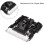 2 Pezzi di Lame di Ricambio per Tagliacapelli ENCHEN Boost  Cutter  Bianco e Nero 2