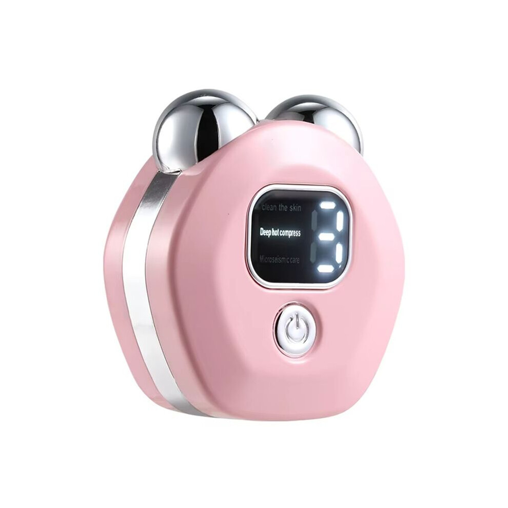 Rechargeable Facial Massager, 3 Thermal Tremor Modes, Women'S Portable Skincare Device, Deep Hot Compress