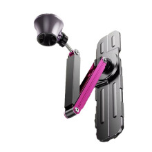 Verstellbarer Haartrocknerhalter, Strukturierter Metallständer, Vielseitig und Einfach zu Installieren, Freie Hände, Bequemes Möbel
