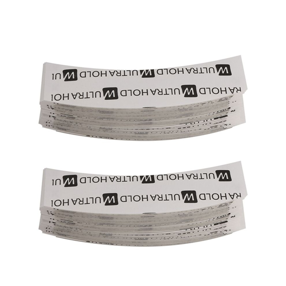 Brecantia 72Pcs Ultra Hold Wig Double Sided Tape Strong Adhesive Hair System Extension Strips Waterproof For Toupees/Lace Wig