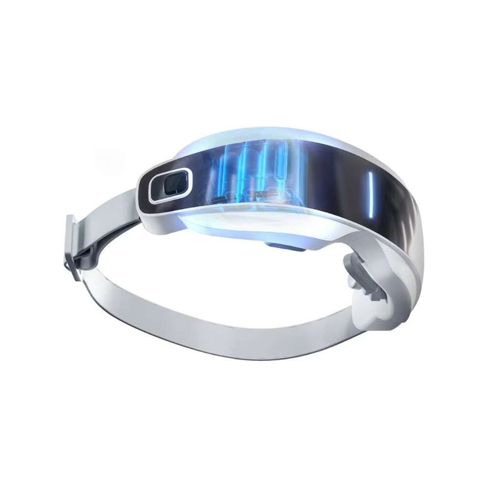 Eye Massage Device 16D  Acupoint Massage  Eye Care Device Hot Compress Massage Eye Steam Lubrication White