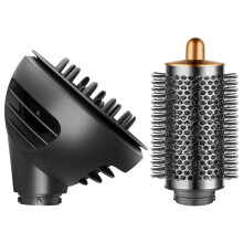 Wave Curl Diffuser Black and Large Round Brush Attachment for Airwrap to Enhance Curl Definition Control Wavy