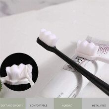 Ultra-Fine Toothbrush Wave Million Bristles Soft Toothbrush Portable Toothbrush Oral Tool A
