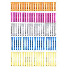 100pcs Perm Rods Set for Natural Hair Plastic Cold Wave Rods Hair Rollers for Long Short Hair Curling Rods Perms Rods