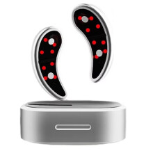Massageador Ocular LED EMS Pulse Micro-Current Dispositivo para Cuidados com Os Olhos para Aliviar A Fadiga, Reduzir Olheiras, Linhas de Expressão e