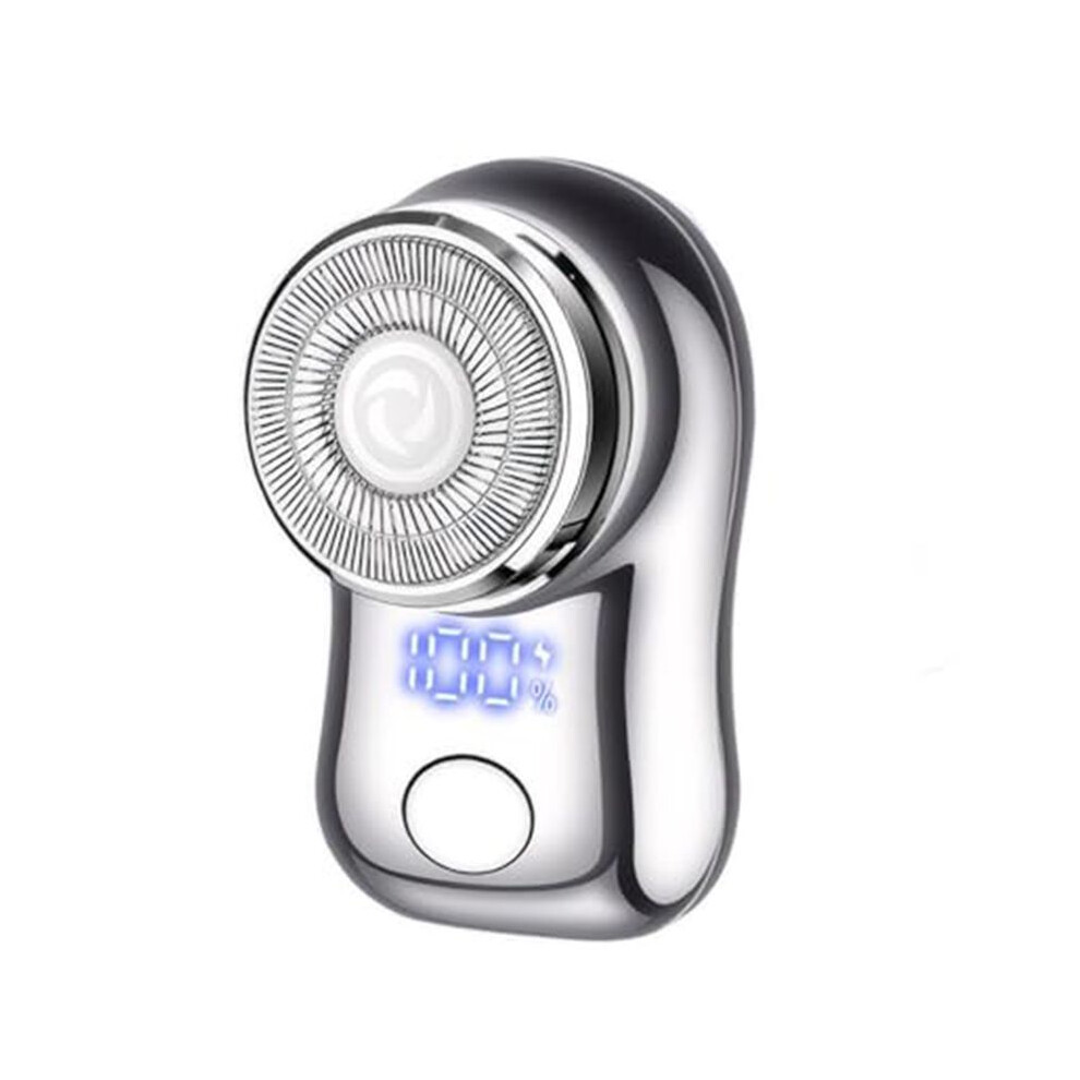 Photos - Razor / Razor Blade Electric Beard Shaver with Digital Displa,Stainless Steel Spiral Shaver,USB Rechargeable Dry/Wet Use Shaver B