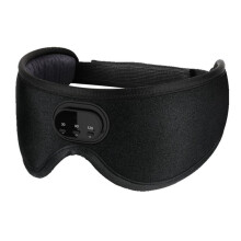 3D  Sleeping Mask Headphones Eye Mask Comfortable Wireless Music Sleep Mask Noise Reduction Blackout Sleep Mask