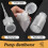 150ml Nail Art Makeup Polish Plastic Pump Dispenser Bottle Remover White 2