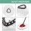 6PCS Mop Heads Replacements, Spin Mop Replacement  Deep Cleaning Machine Washable and Easy-to-Replace for O-Ceda 3