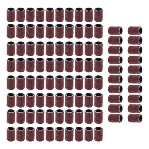 100 PCS Nail Drill Sanding Band Machine Replacement Bits Pedicure (80 )