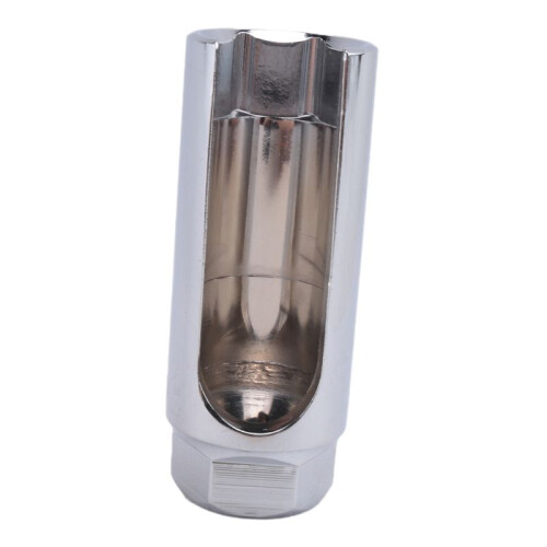 22Mm 3/8 Inch Drive Lambda Oxygen Sensor Removal Socket Wrench Tool + Hole Window Wire Car Repair Tools Silver