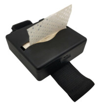 Adjustable Wristband Perm Paper Dispenser with 180 Sheets SalonGrade Heat and Water Resistant
