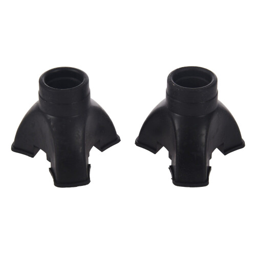 2X Walking Stick End Tripod CANE TIP Self Standing Rubber NON-SLIP End Bottom