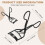 Cosmetic Tool Black Handgrip Curling Lashes Eyelash Curler 7