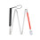 Aluminum Folding Cane 4-Sec Folding Cane with Rolling Tip for Blind Walking Stick 1