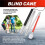 Aluminum Folding Cane 4-Sec Folding Cane with Rolling Tip for Blind Walking Stick 3