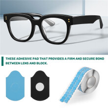 (1000Pcs/Roll) Blocking Pads Pastilles Adhesives Protecting Lenses Sticker Pad Eyeglasses Lens Edging Pads Optical Accessories