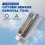 22Mm 3/8 Inch Drive Lambda Oxygen Sensor Removal Socket Wrench Tool + Hole Window Wire Car Repair Tools Silver 5