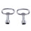 Key slot for bolt Triple-cornered Triangular metal panel 8 mm x 2 2