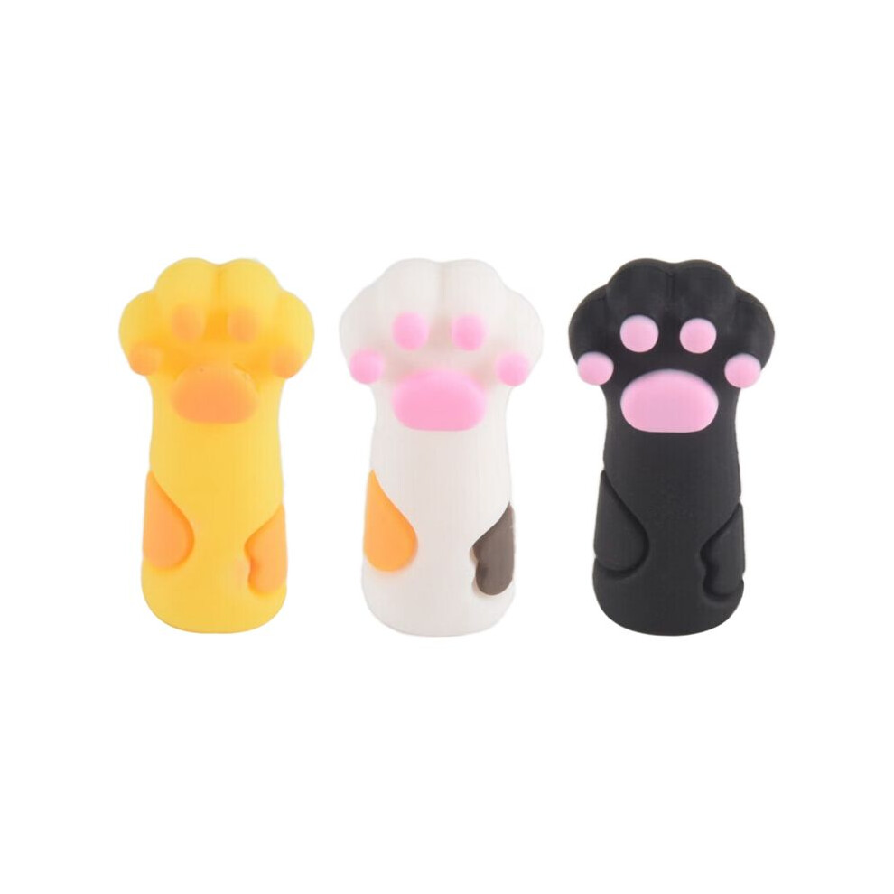 3Pcs Cute Nipper Cover Protective Sleeve for Nail Cuticle Scissors Cover Manicure Pedicure Tools Dead Skin Tweezers Cap
