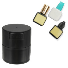 Eyelash Glue Storage Tank Eyelashes Extension Glue Adhesive Stand Jar Activated Sealed Box 4 Cells Container