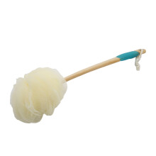 Loofah Sponge Back Scrubber - Mannen & Vrouwen Lange Steel Exfoliërende Bad & Douche Lichaamsborstel - Handzame Luffa Pouf op een Stok