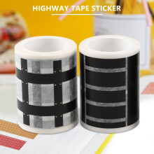 Railway Highway Road Tape 4 Rolls 4.8cmx5M Sticker Traffic Road Adhesive Masking Tape Road for Kids DIY Toy Car