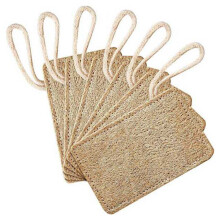 6PCs Natural Loofah Luffa Sponge Dish Cleaning Brush Scrubber Kitchenware Cleaner Dishwashing Loofahs Scrub Pad