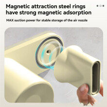 For SE2 Generation Lefen Hair Dryer Punch-Free Bracket Magnetic Hair Dryer Hanging Rack Hair Dryer Storage Rack