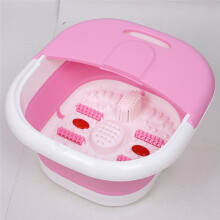 Banho de Pés Portátil para Uso Doméstico, Massagem Elétrica, Banho de Pés Dobrável para Uso Doméstico e Terapia para Os Pés, Plugue UE A