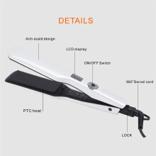 Wide Plates Hair Iron Straightener for Hair Types Styling Tool for Women Hair Iron Ceramic Hair Straight UK Plug