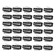 30 Pieces Chunni Clips Hair Extension Wigs Snap Clips Comb Small Snap Wig Accessories for Women DIY
