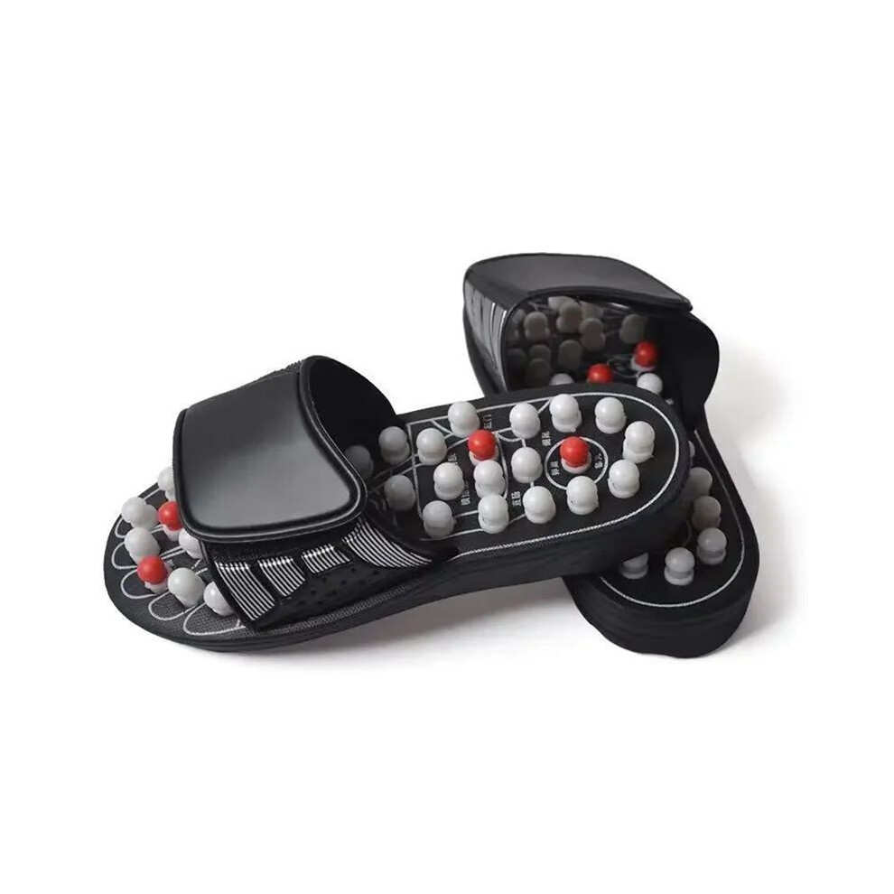 Feet Massage Slippers Foot Reflexology Acupuncture Therapy Massager Walk Stone Shoes Acupuncture Cobblestone Massager