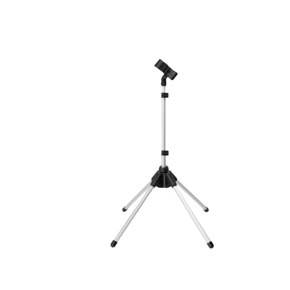 Adjustable Hair Dryer Stand, 29-59 Inch Hair Dryer Holder with Tripod and Universal Clip, 360-Degree Rotating