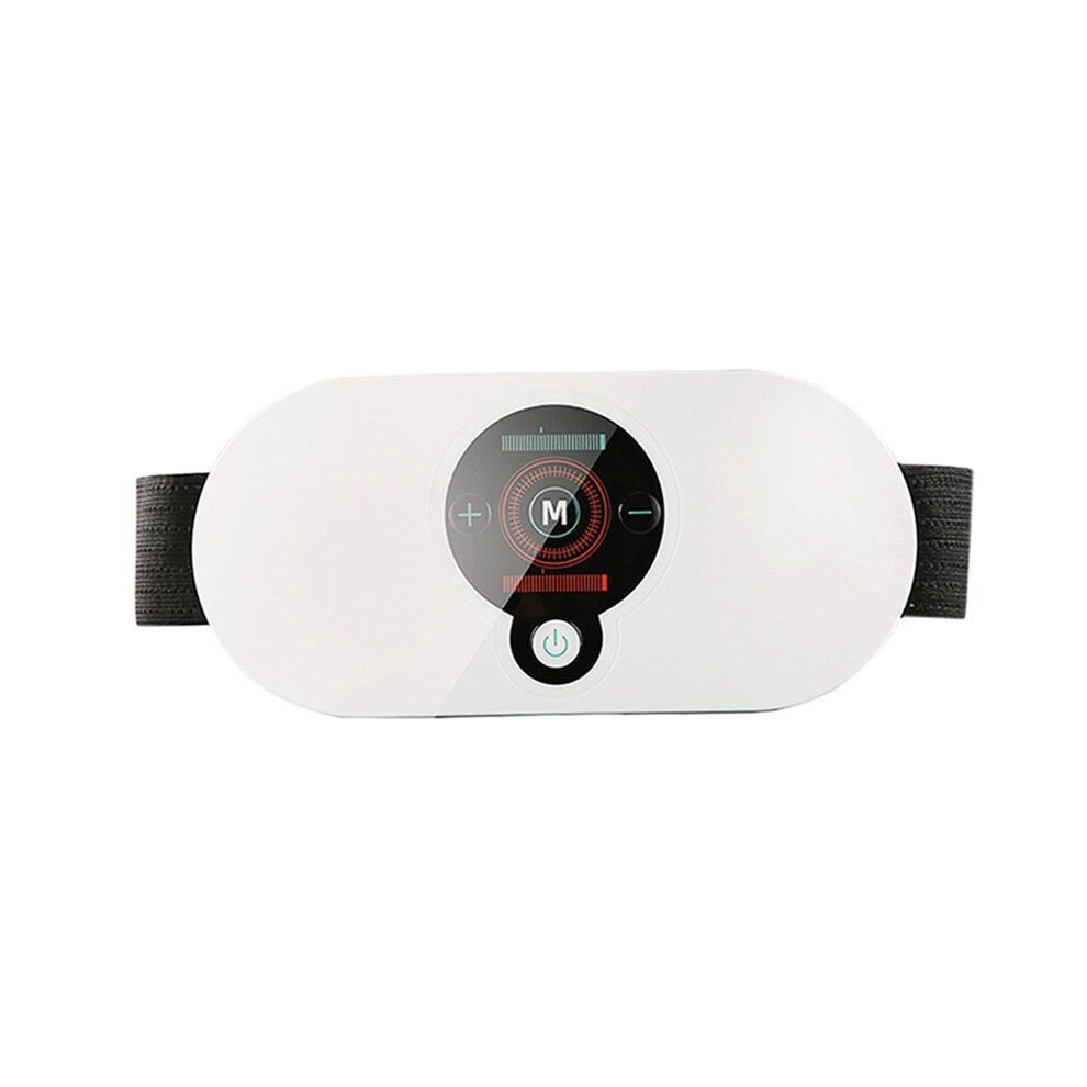 EMS Abdominal Slim Massager with Warmer Electric Waist Trainer Fat Burner Belt Heating Muscle Massage Weight Loss
