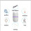 New Earphone Sterilization Box, Nail Clippers Storage Sterilizer, UV Portable Dental Retainer 3