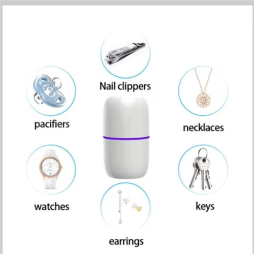 New Earphone Sterilization Box, Nail Clippers Storage Sterilizer, UV Portable Dental Retainer 2