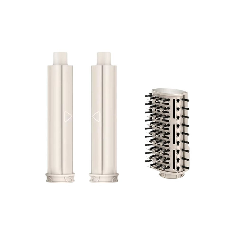 Melitt Auto-Wrap Hair Curling Barrels And Paddle Brush For Flexstyle Hair Dryers Attachment For Straight Wavy Curly