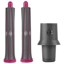 Langhaar-Lockenstab-Zylinder für  Airwrap, mit Adapter für  Haartrockner zum Umrüsten auf Airwrap Styler