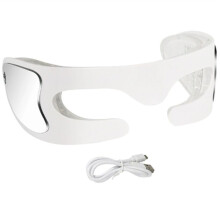 Massageador Antienvelhecimento para Os Olhos, Terapia de Fótons LED, Relaxamento, Alívio da Fadiga, Clareamento de Olheiras, Suavização de Linhas