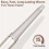 Long Curling Barrels Round Volumizing Brush for  FlexStyle Attachments Create Natural Classic and Textured Wave L 8