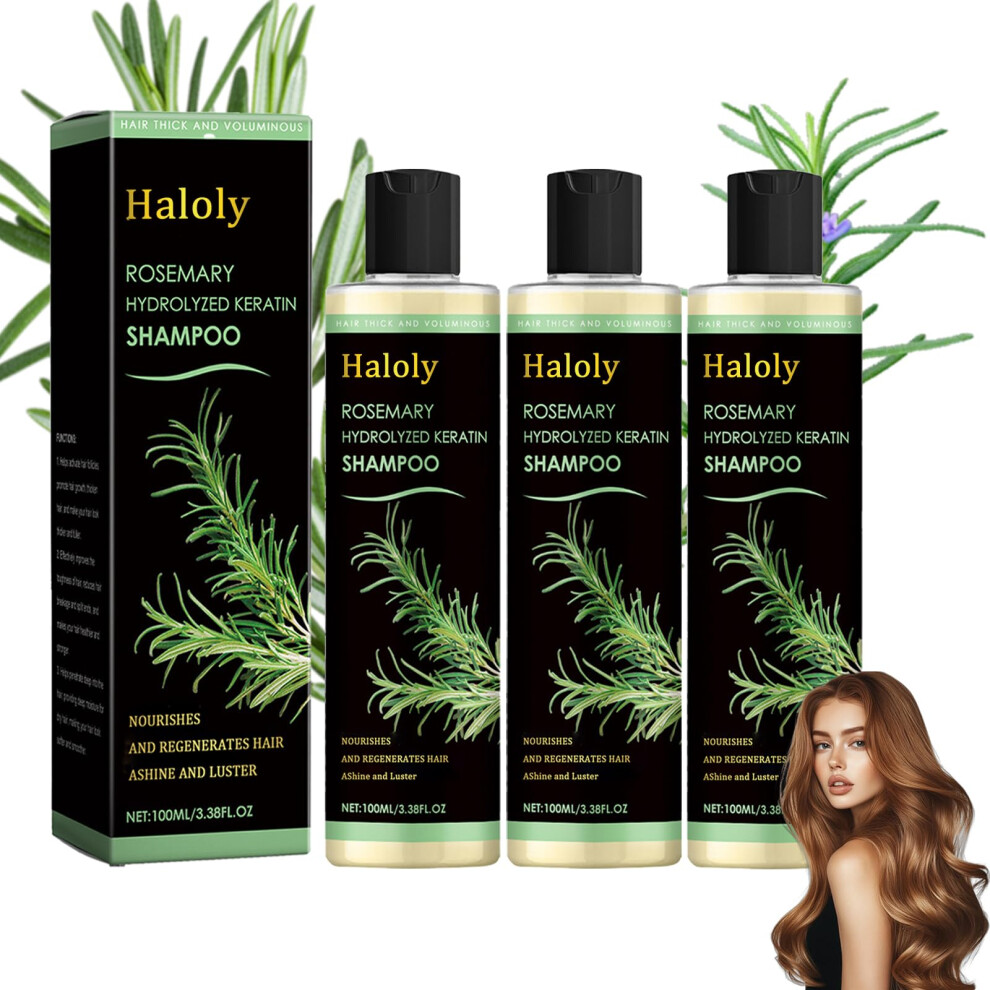 Rosemary Hair Growth Shampoo Sulfate  Volumizing Formula for Thinning Hair and Hair Loss