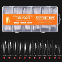 240Pcs Super Long Full Nail Stickers are Suitable for Festival Dancing to Make You More Beautiful